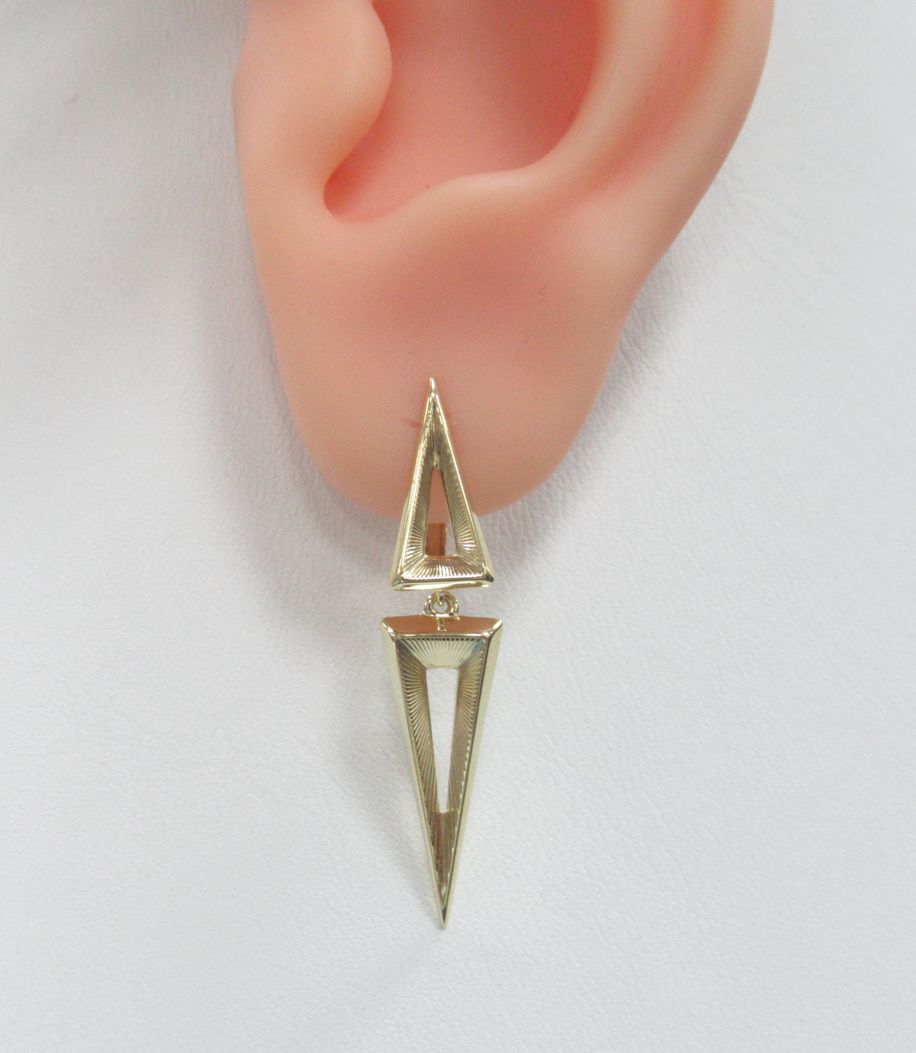 Серьги из желтого золота